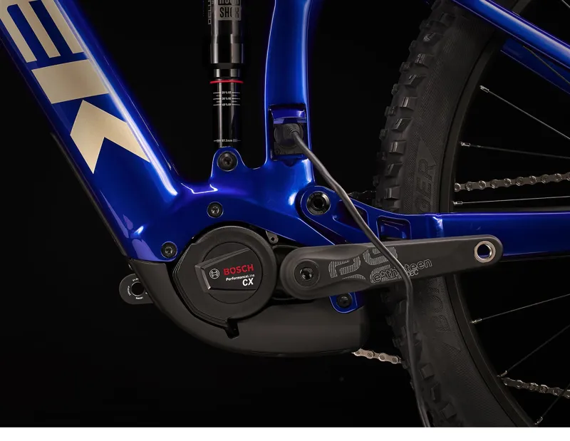 Trek Rail 9.5 Gen 4 Electric Mountain Bike in Hex Blue Size Small-9